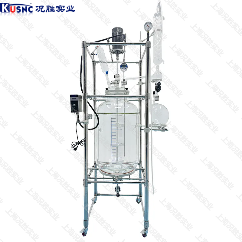 200L双层玻璃反应釜