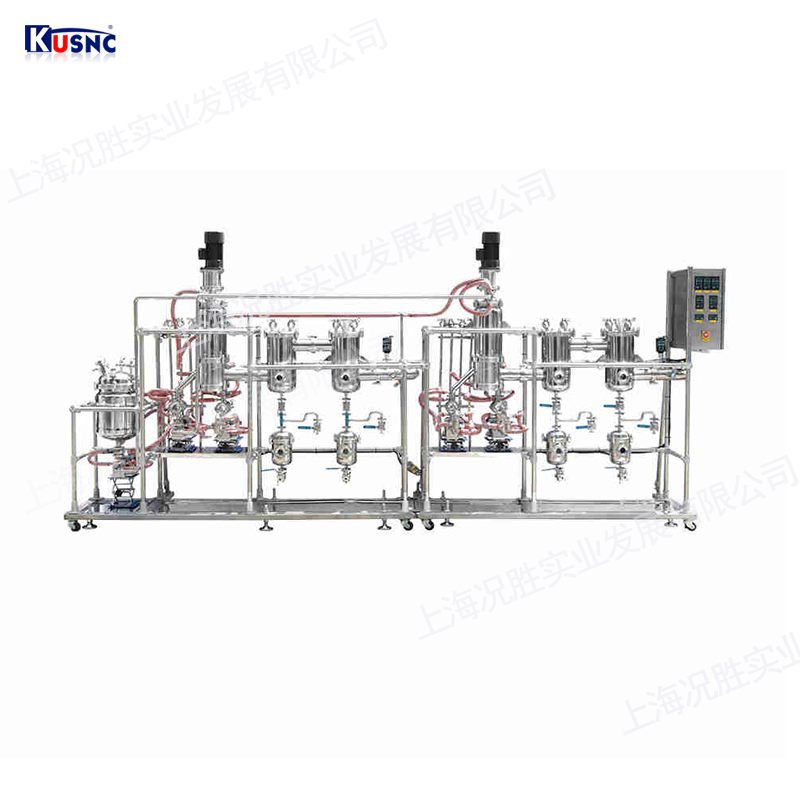 二级 不锈钢短程分子蒸馏系统